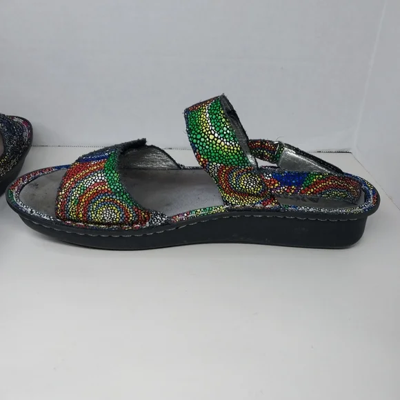 Alegria VERONA Bullseye Women EU 39 US 8.5 Multicolor Strappy Adjustable VER-387 - Picture 11 of 12